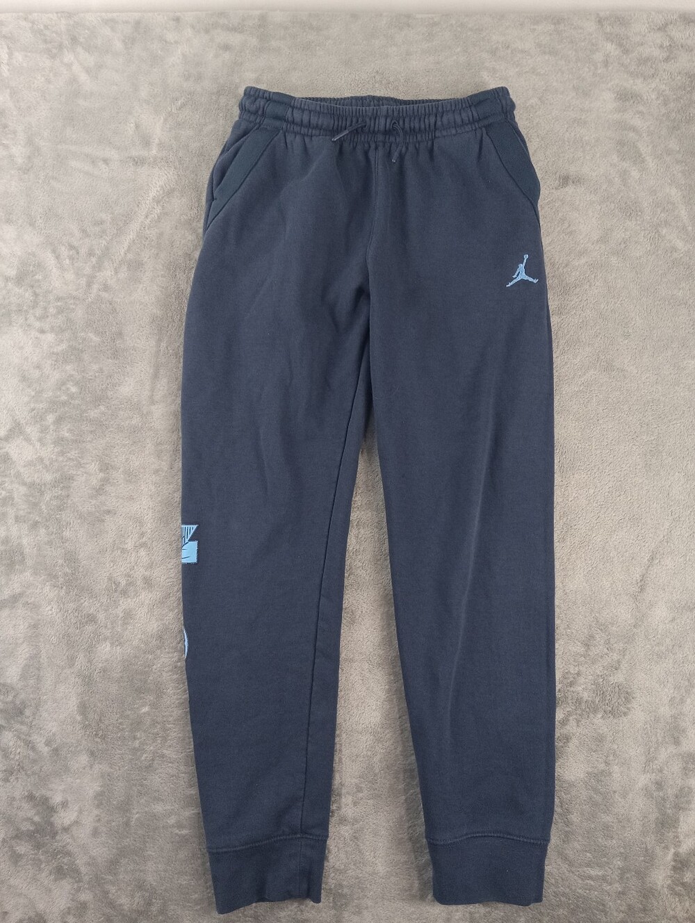 Jordan Kids' Navy Blue Jumpman Fleece Joggers Size Large Youth 12-13 Years